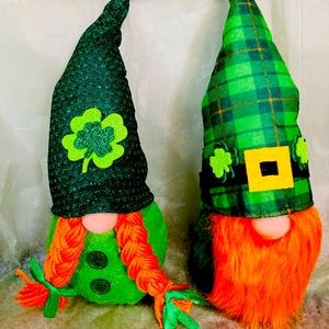 A Pair Of Irish Gnomes